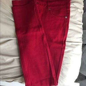 Red pants